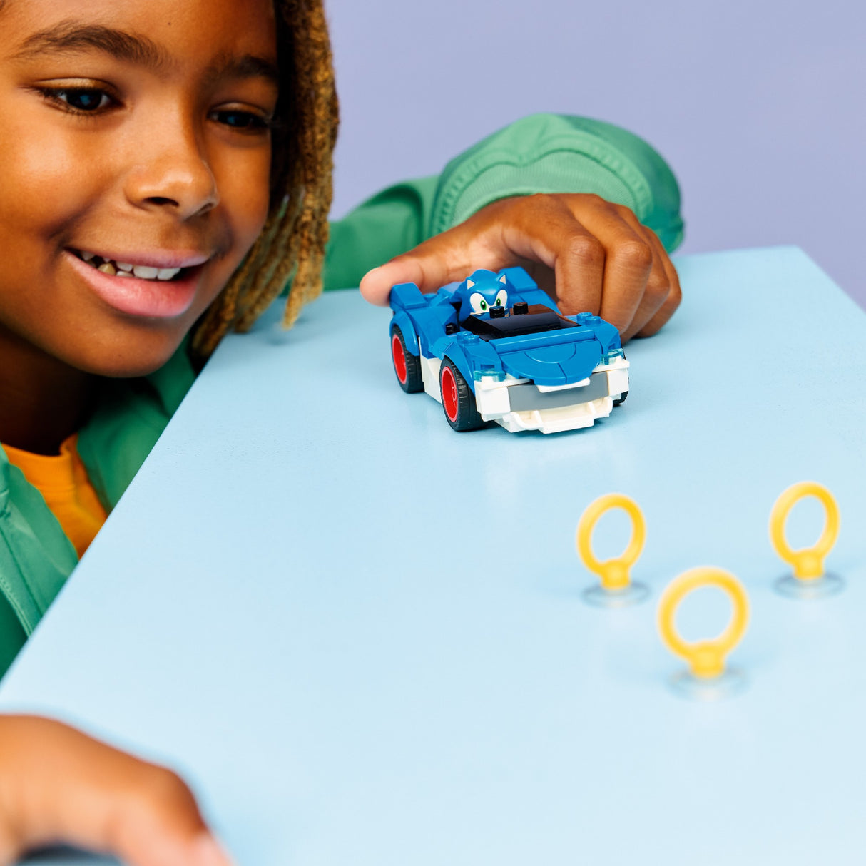 LEGO SONIC SONIC: SPEEDSTER LIGHTNING 77117 AGE: 7+