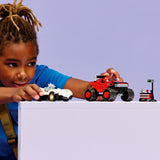 LEGO SONIC SILVER'S CAR VS. KNUCKLES' MONSTER TRUCK 77118 AGE: 8+