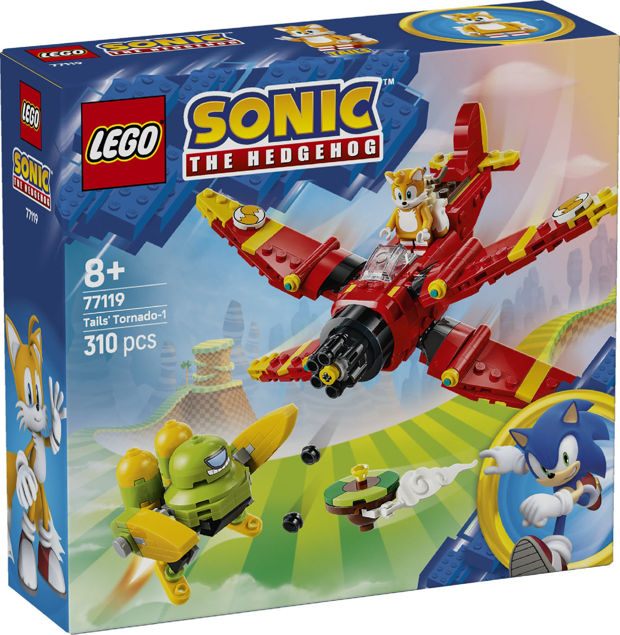 LEGO 77119 SONIC TAILS AND HIS BI-PLANE AGE: 8+