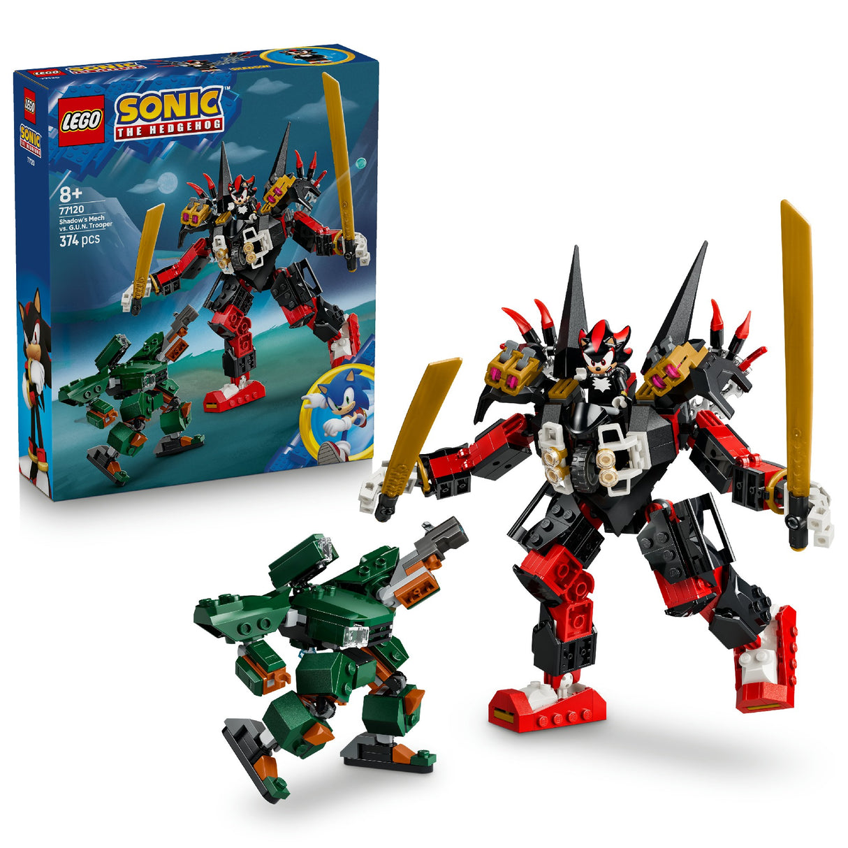 LEGO 77120 SONIC SHADOW VS MECH AGE: 8+