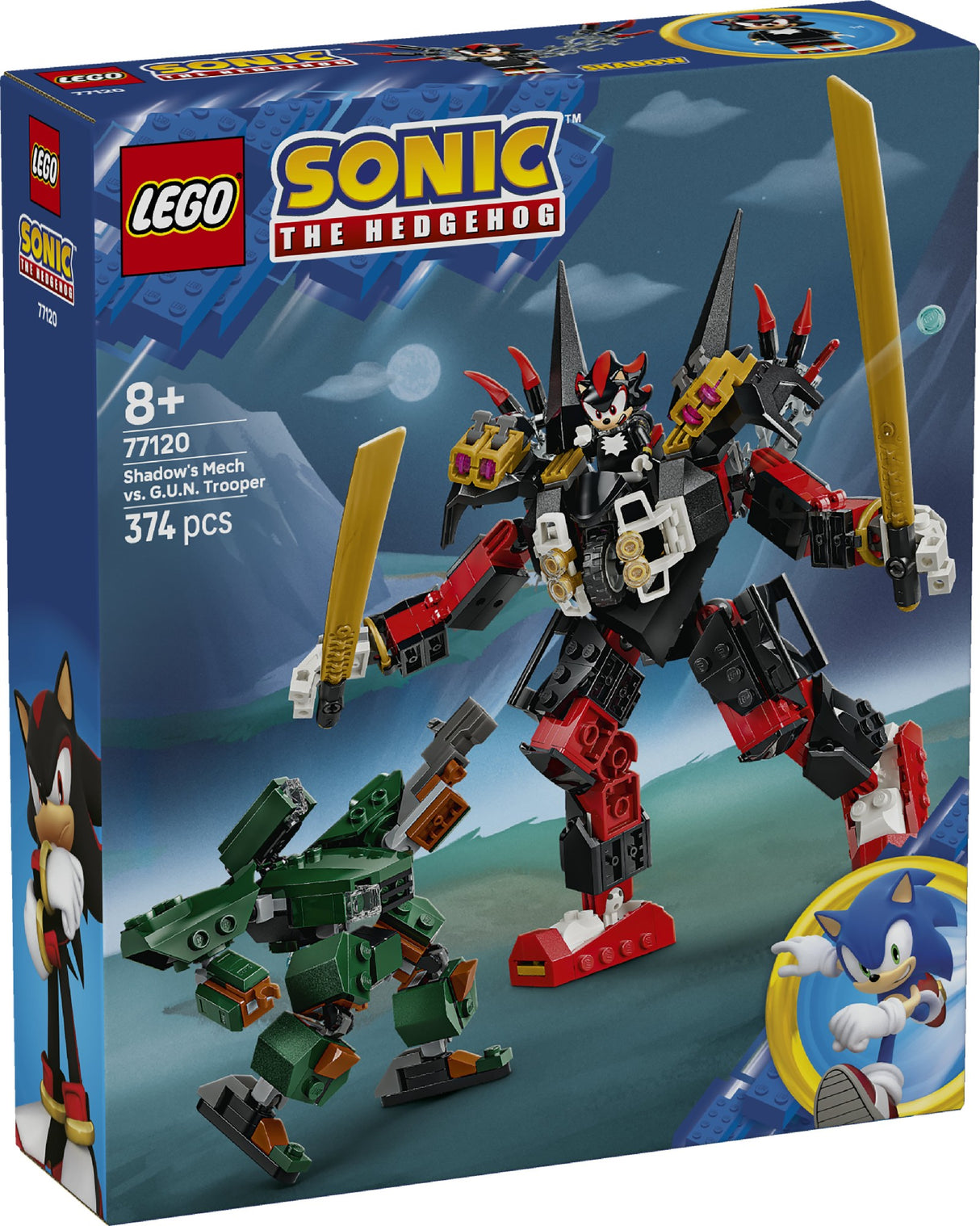 LEGO 77120 SONIC SHADOW VS MECH AGE: 8+