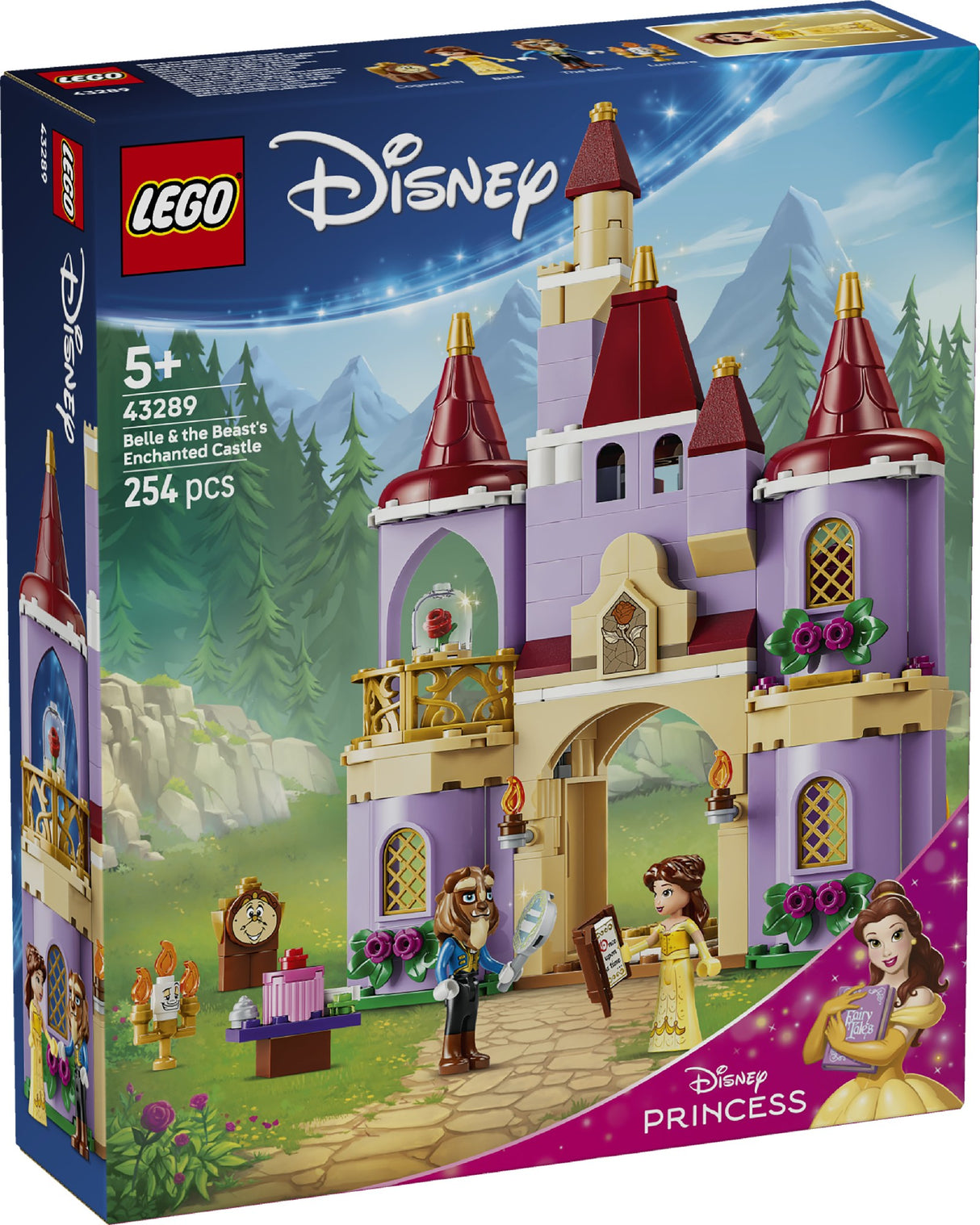 LEGO 43289 DISNEY PRINCESS BELLE & THE BEAST'S ENCHANTED CASTLE AGE: 5+