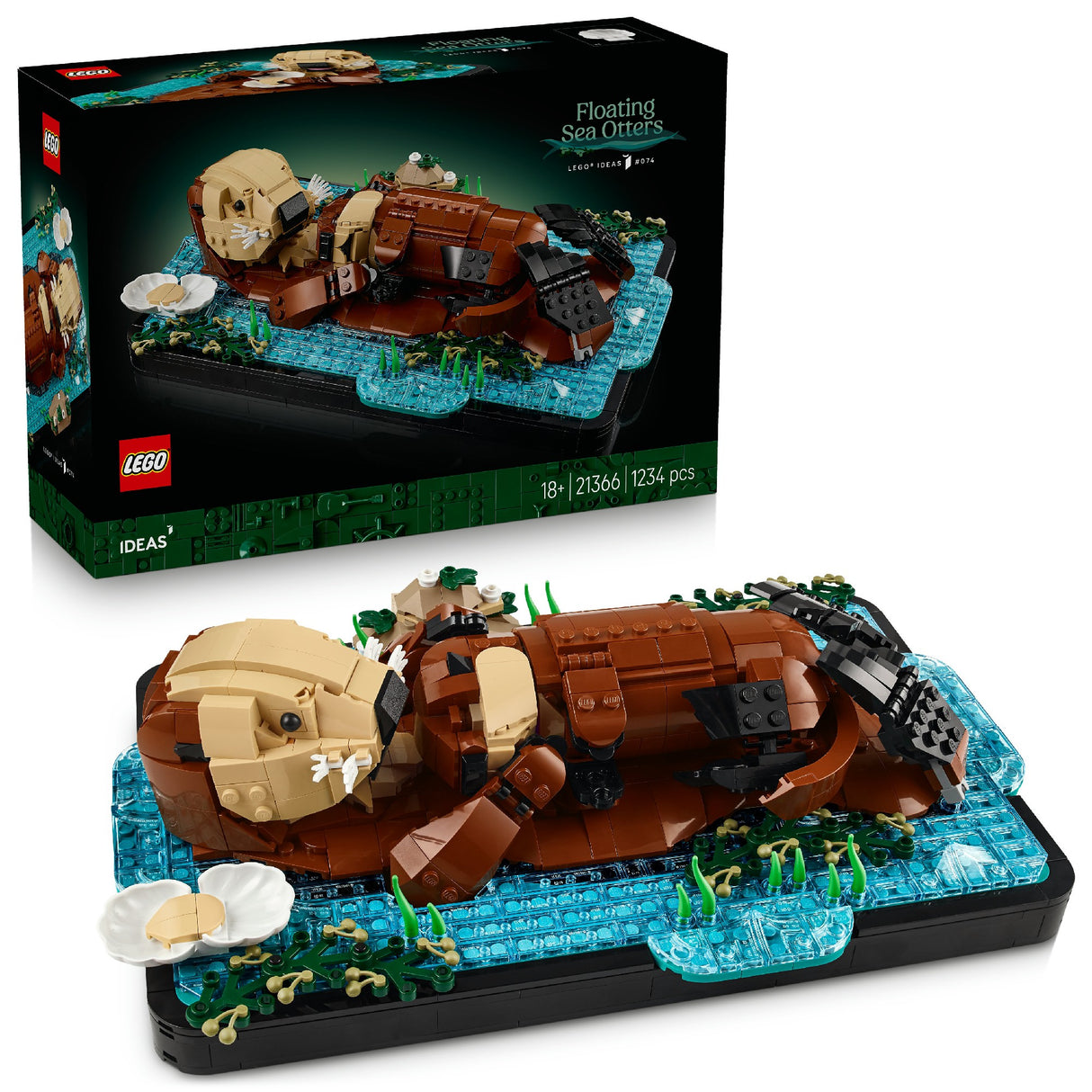 Lego Ideas Floating Sea Otters 21366 Age: 18+