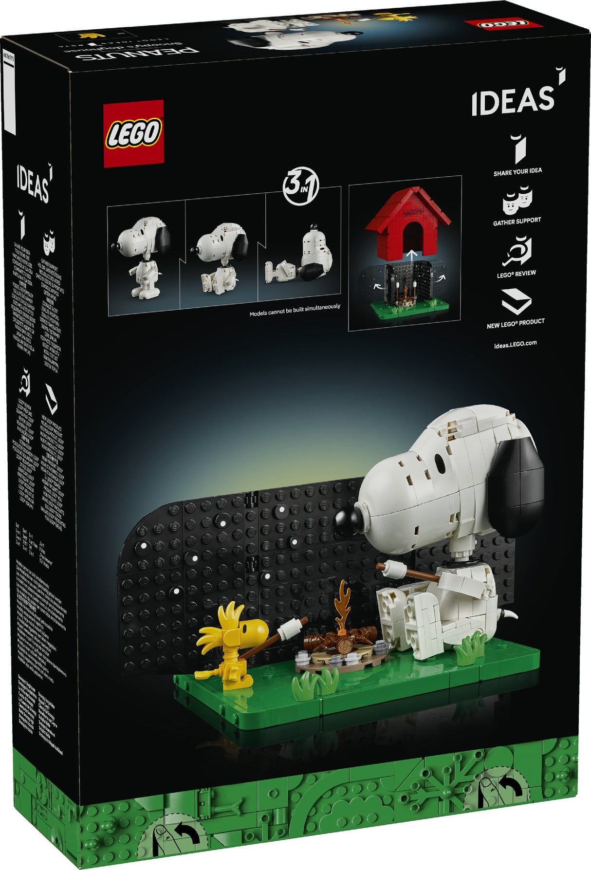 LEGO 21368 LEGO IDEAS PEANUTS SNOOPY'S DOGHOUSE AGE: 18+