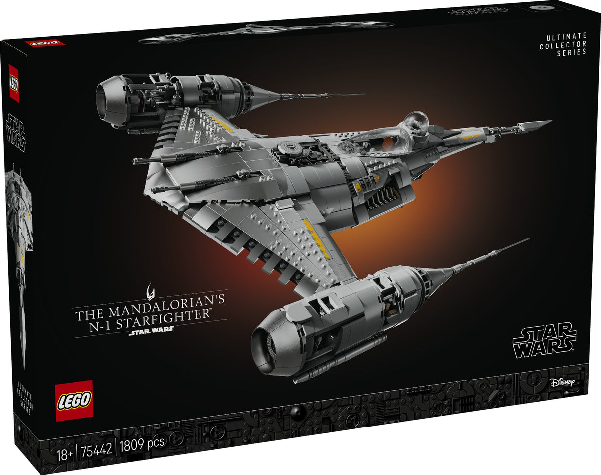 LEGO 75442 STAR WARS THE MANDALORIAN'S N-1 STARFIGHTER AGE: 18+