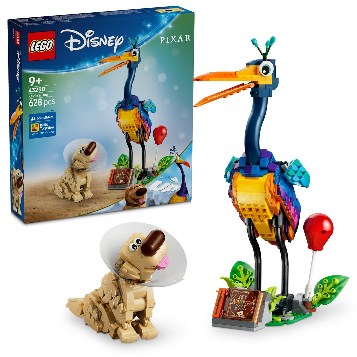 LEGO DISNEY PIXAR KEVIN & DUG 43290 AGE: 9+