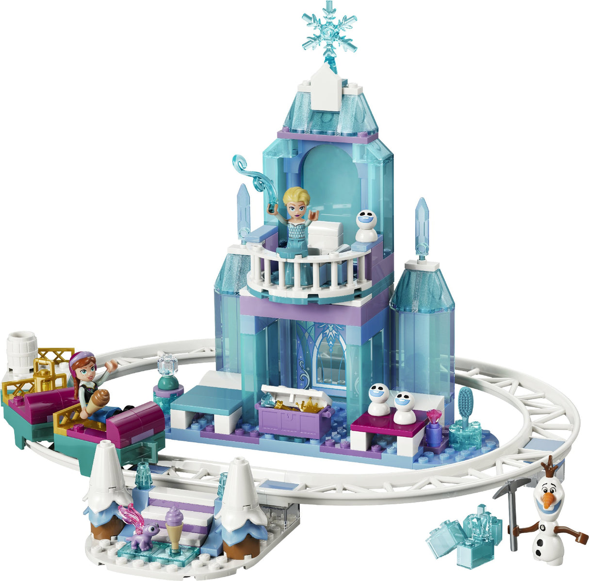 LEGO DISNEY PRINCESS ELSA'S ICE CASTLE & SNOW RIDE ADVENTURE 43281 AGE: 4+