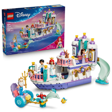 LEGO 43299 DISNEY PRINCESS ARIEL'S ROYAL WEDDING BOAT AGE: 6+