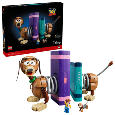 LEGO DISNEY PIXAR TOY STORY SLINKY DOG BOOKENDS 43301 AGE: 18+