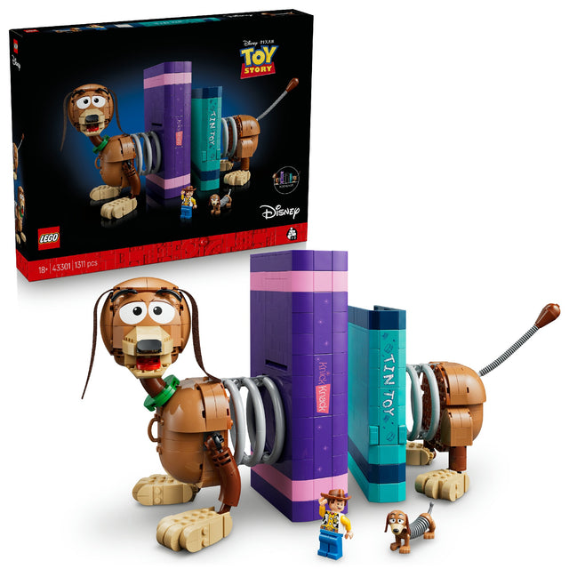 LEGO DISNEY PIXAR TOY STORY SLINKY DOG BOOKENDS 43301 AGE: 18+