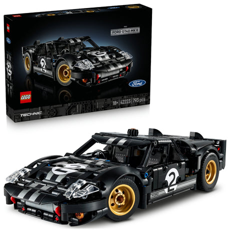 LEGO TECHNIC 1966 FORD GT40 MKII RACE CAR 42223 AGE: 18+