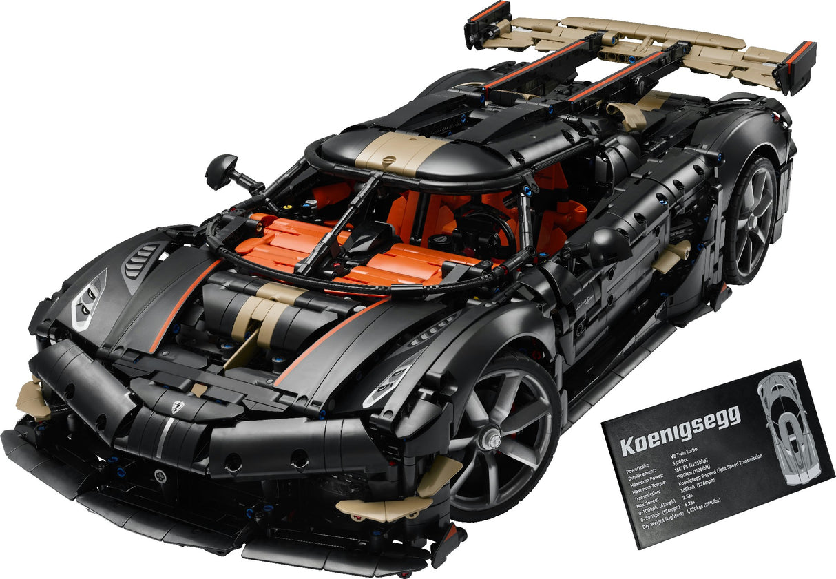 LEGO 42232 TECHNIC KOENIGSEGG SADAIR'S SPEAR MEGACAR AGE: 18+
