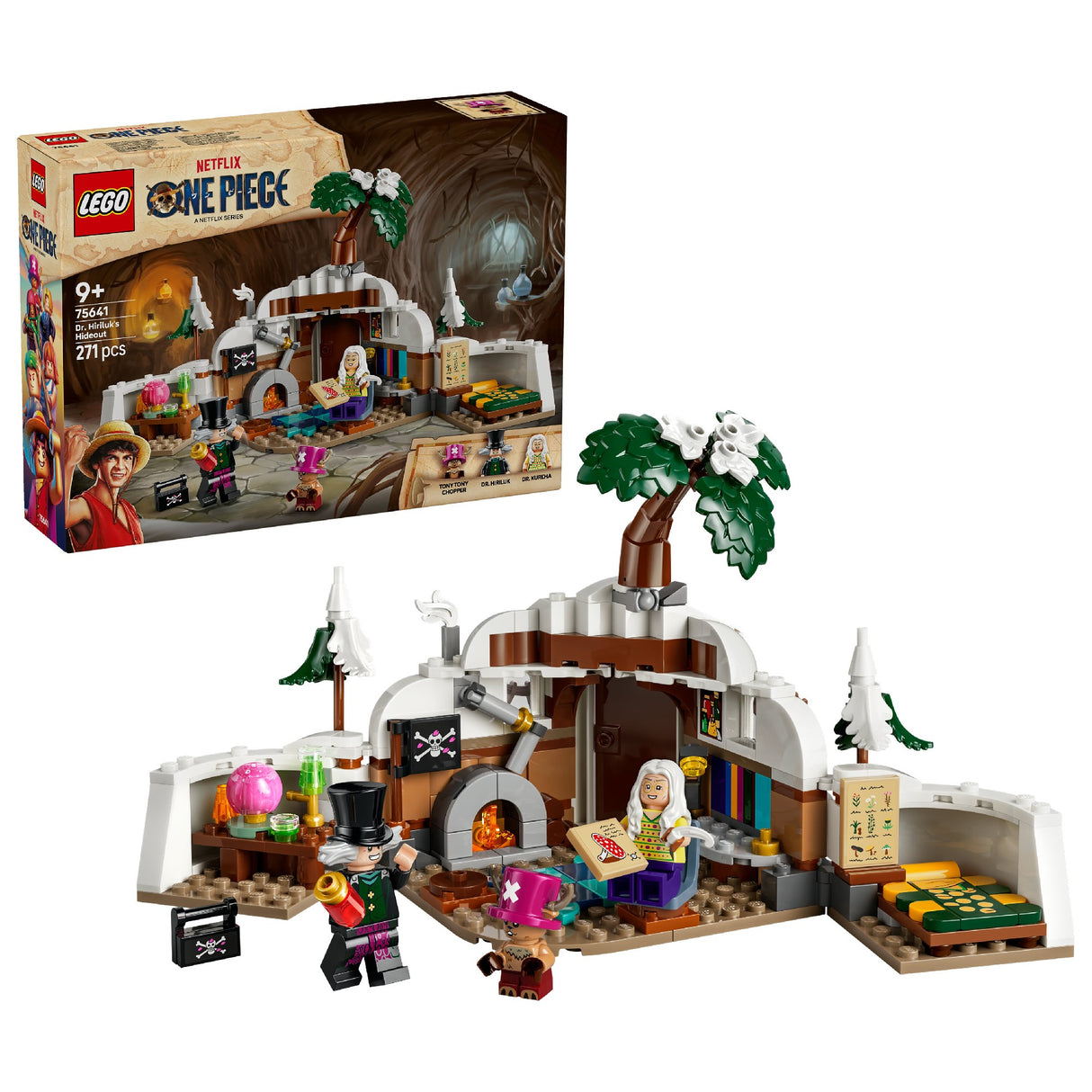LEGO 75641 ONE PIECE DR. HIRILUK'S HIDEOUT AGE: 9+