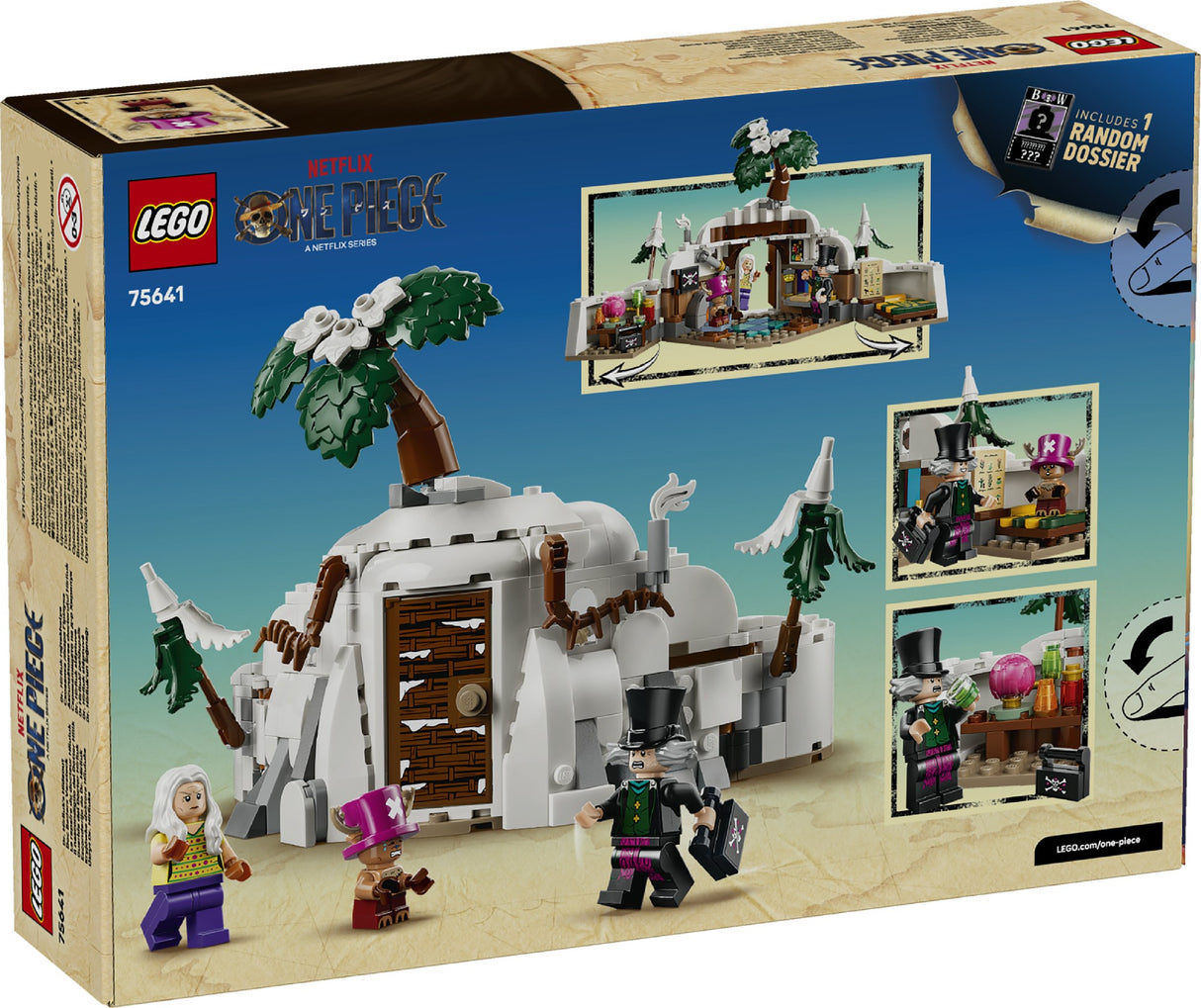 LEGO 75641 ONE PIECE DR. HIRILUK'S HIDEOUT AGE: 9+