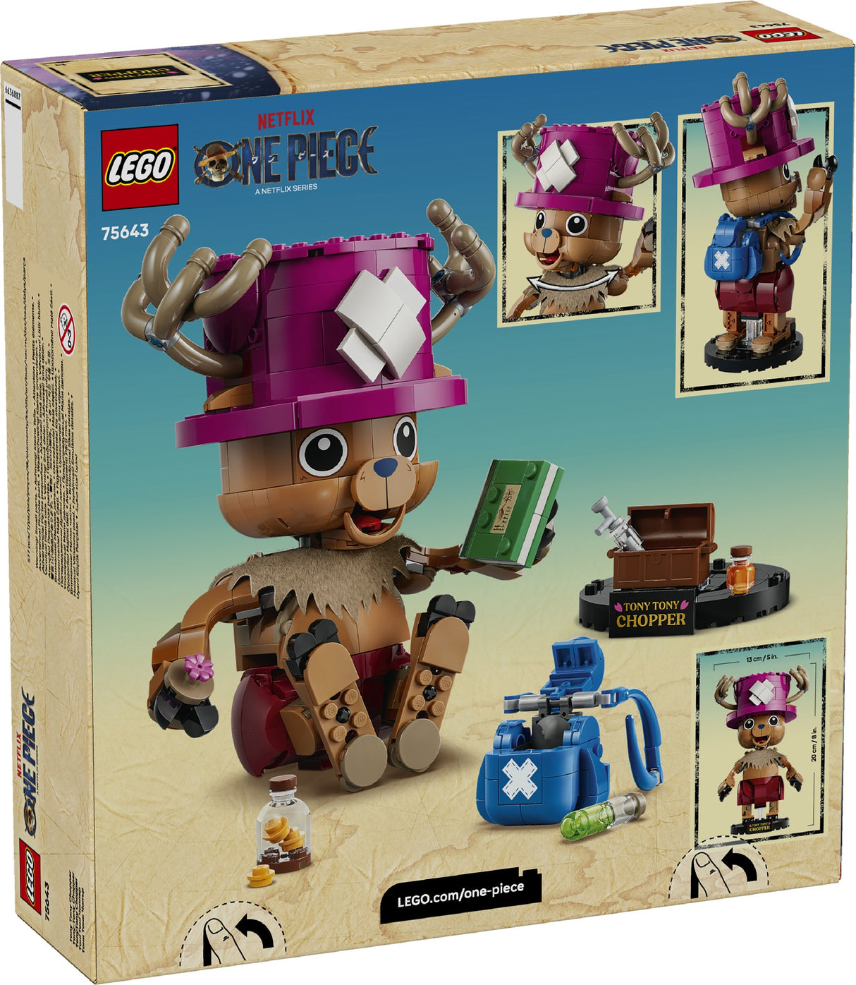 LEGO 75643 ONE PIECE TONY TONY CHOPPER AGE: 9+