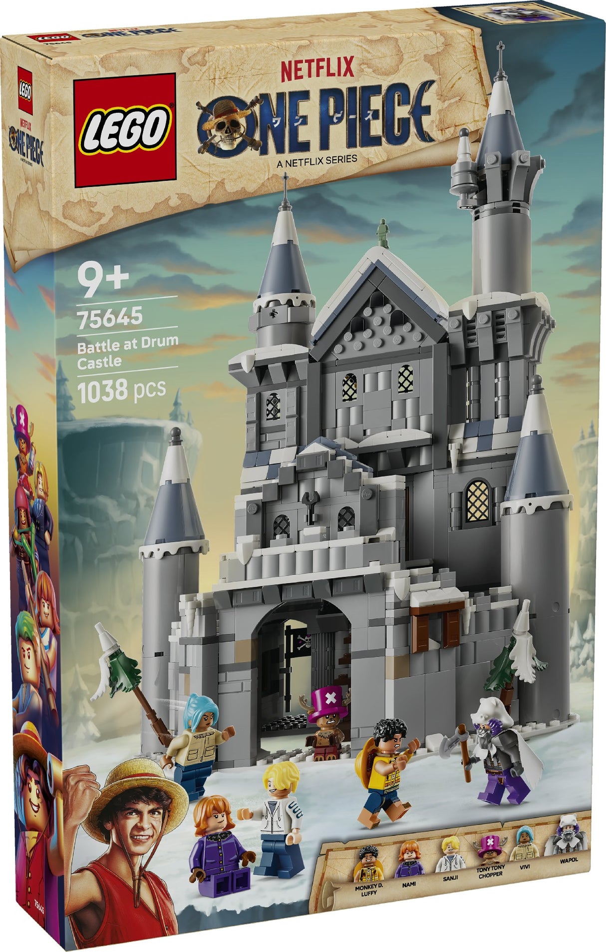 LEGO 75645 ONE PIECE BATTLE AT DRUM CASTLE AGE: 9+