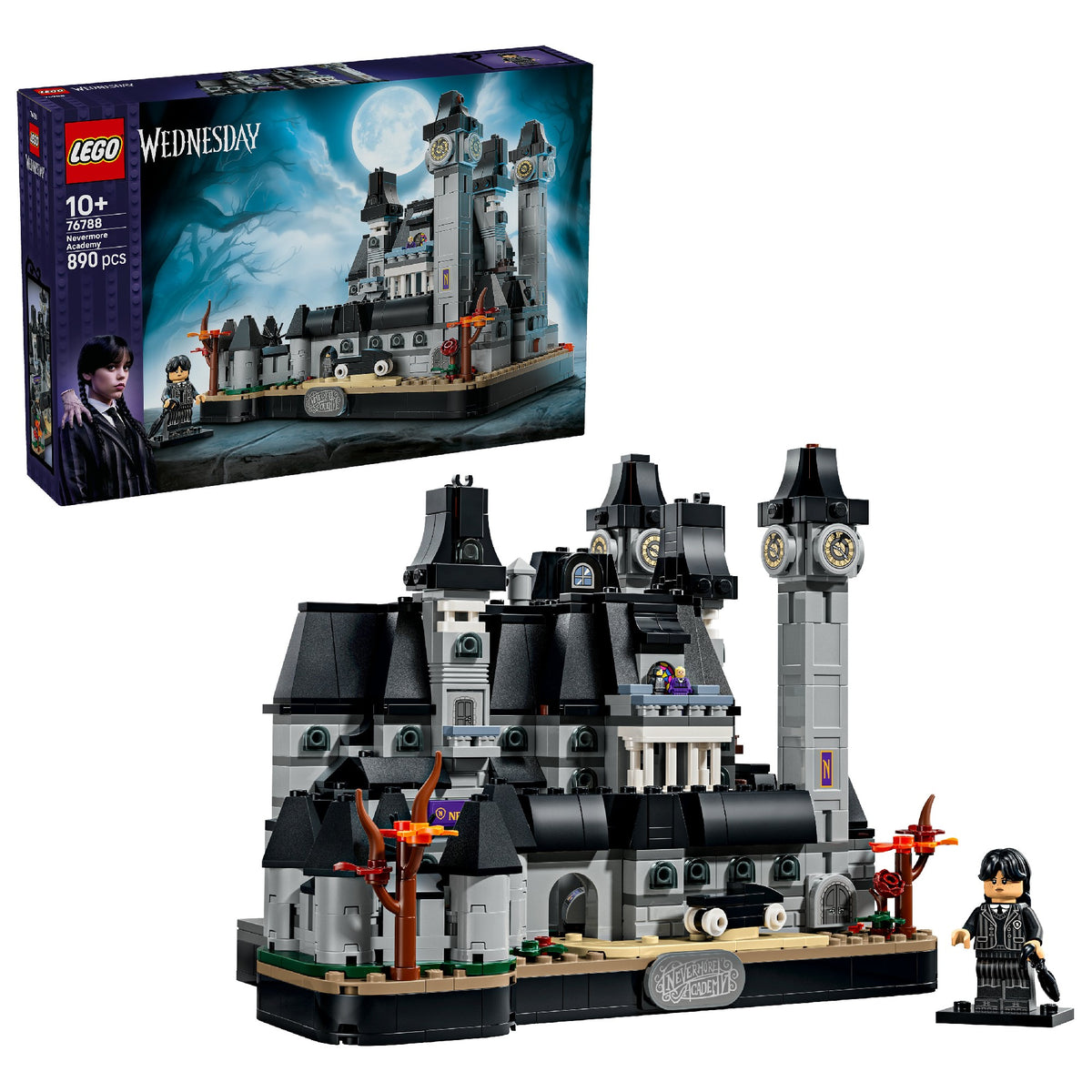 LEGO 76788 WEDNESDAY NEVERMORE ACADEMY AGE: 10+