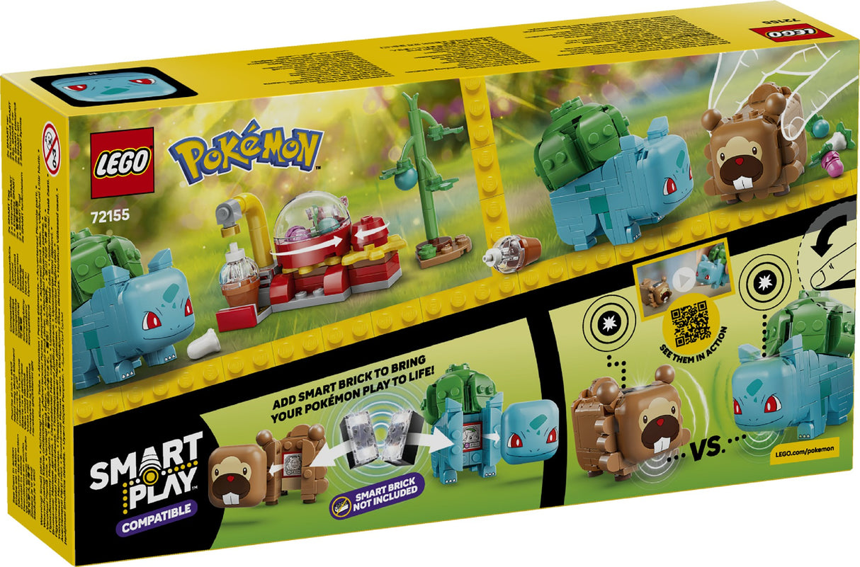 Lego 72155 Pokemon Smart Play™: Berry Bash With Bulbasaur And Bidoof Age: 7+