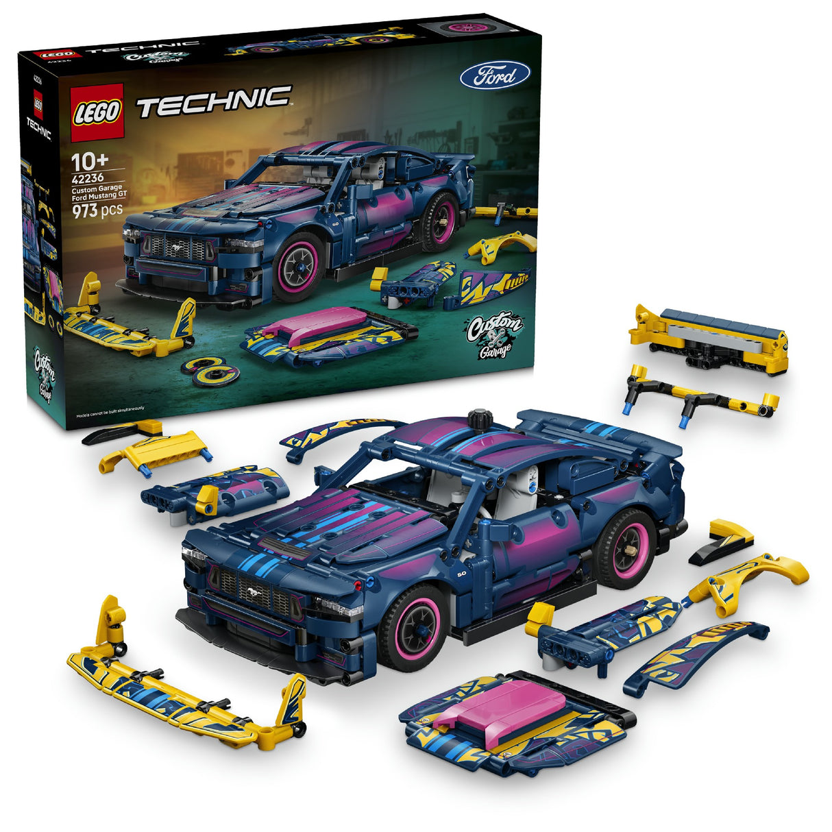 LEGO 42236 TECHNIC FORD MUSTANG CUSTOMISABLE AGE: 10+
