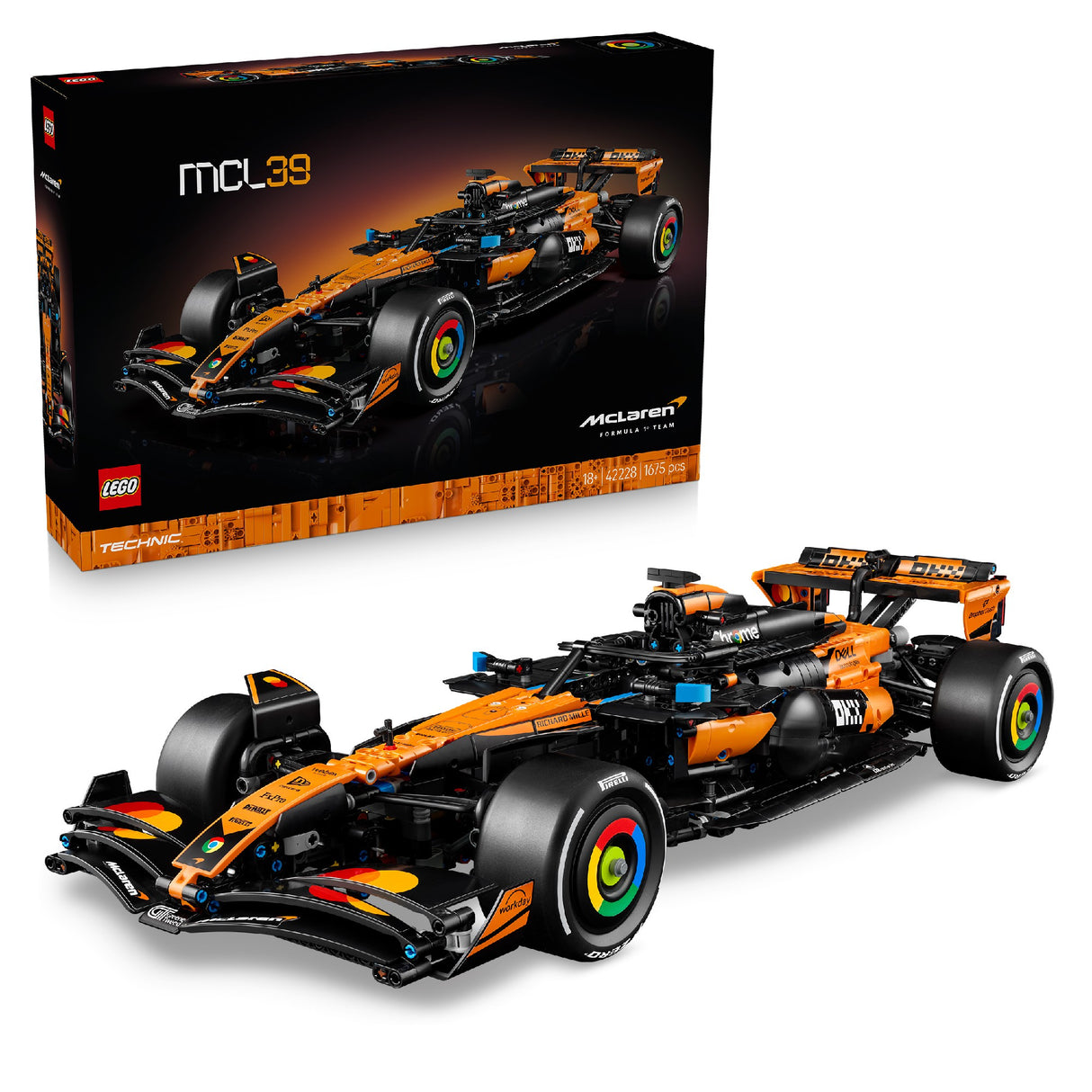 Lego Technic Mclaren Mcl39 F1 Car 42228 Age: 18+