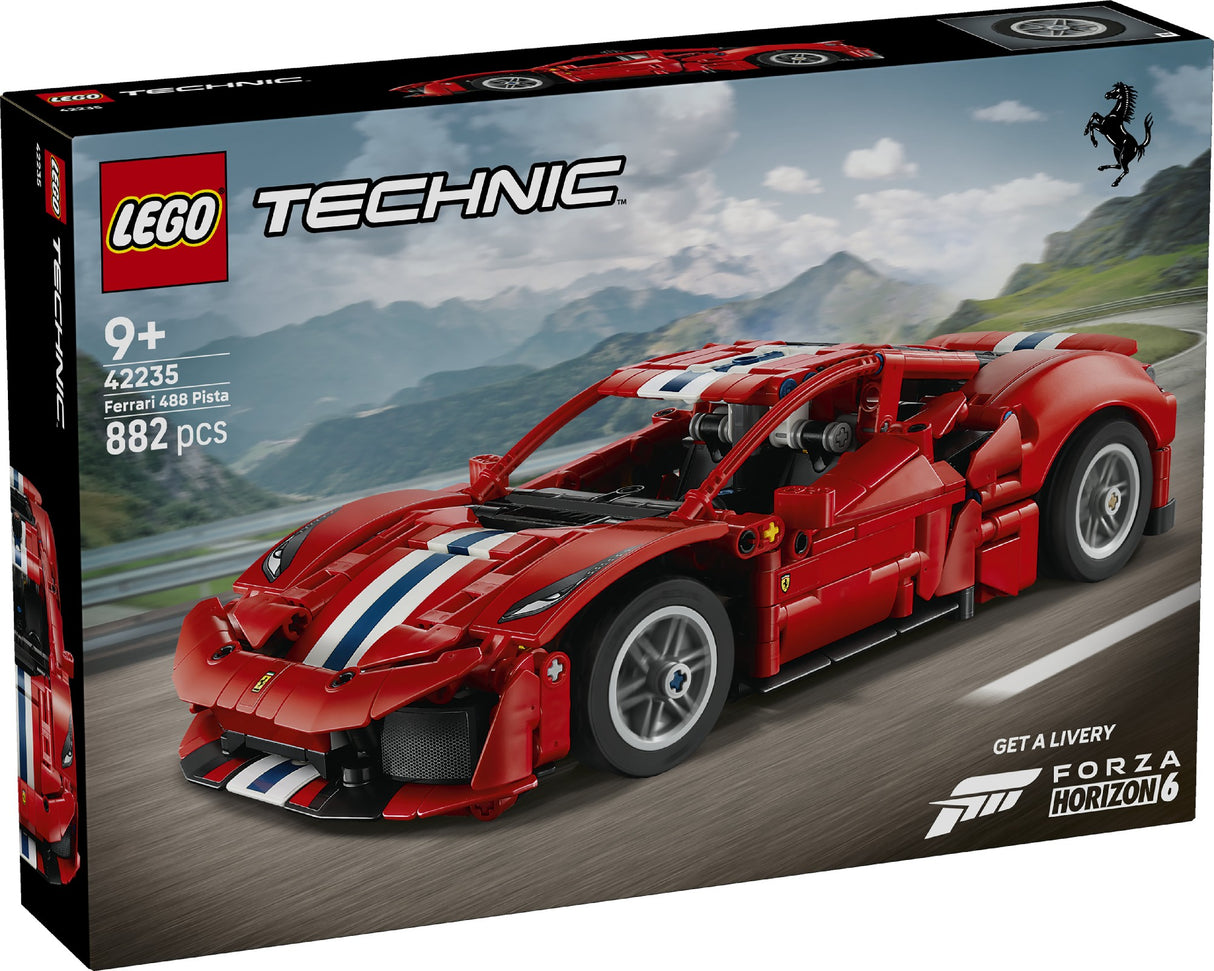 LEGO 42235 TECHNIC FERRARI 488 PISTA AGE: 9+