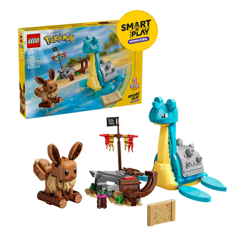 Lego 72162 Pokemon Smart Play™: Eevee And Lapras'S Treasure Hunt Age: 8+