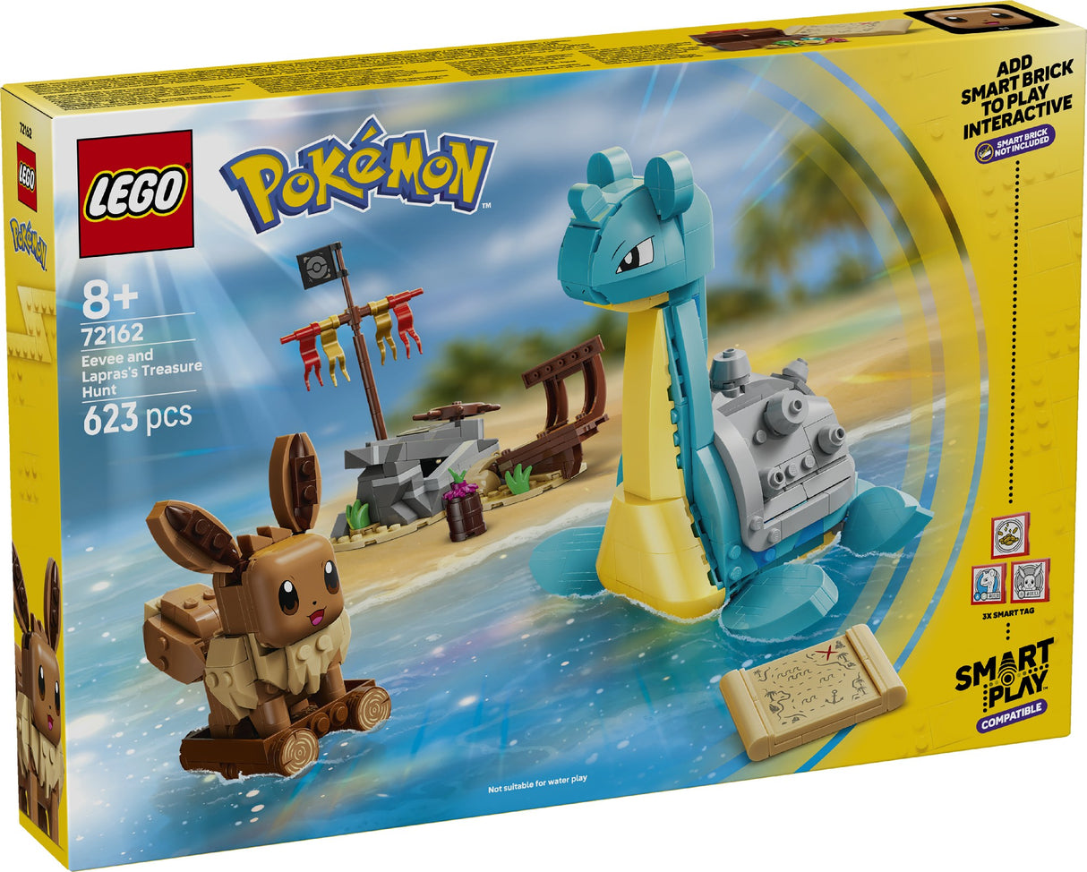 Lego 72162 Pokemon Smart Play™: Eevee And Lapras'S Treasure Hunt Age: 8+