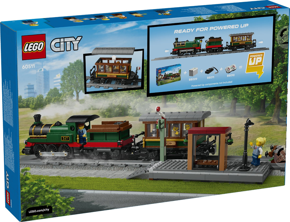 LEGO 60511 CITY VINTAGE STEAM TRAIN AGE: 7+