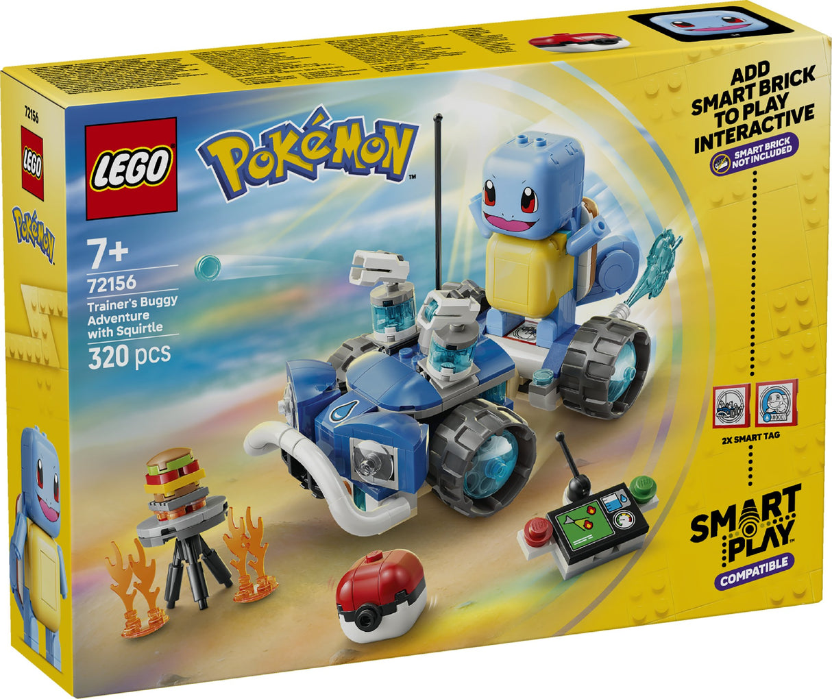 Lego 72156 Pokemon Smart Play™: Trainer'S Buggy Adventure With Squirtle Age:7+