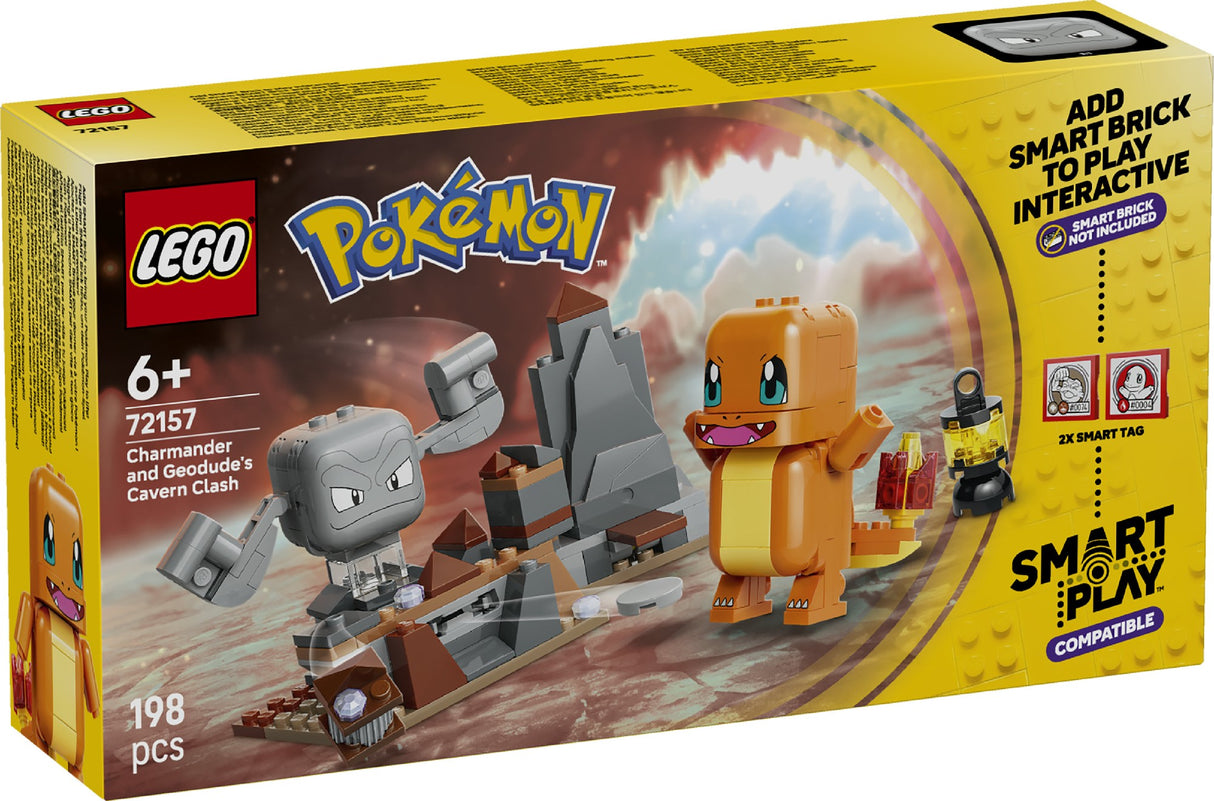 Lego 72157 Pokemon Smart Play™: Charmander And Geodude'S Cavern Clash Age: 6+