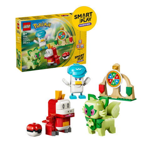 Lego 72158 Pokemon Smart Play™: Sprigatito, Fuecoco And Quaxly Battle Age: 8+