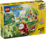 Lego 72158 Pokemon Smart Play™: Sprigatito, Fuecoco And Quaxly Battle Age: 8+