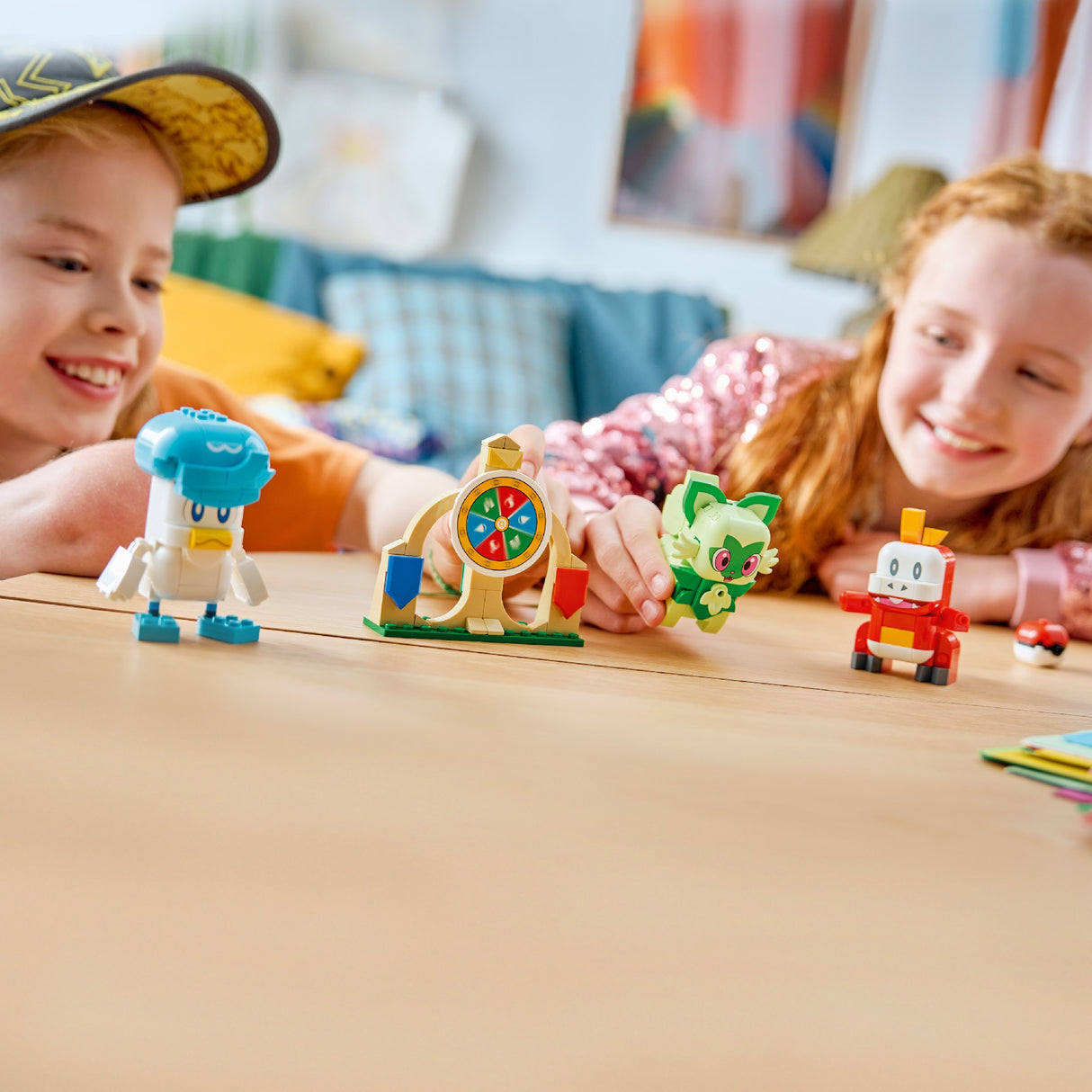 Lego 72158 Pokemon Smart Play™: Sprigatito, Fuecoco And Quaxly Battle Age: 8+
