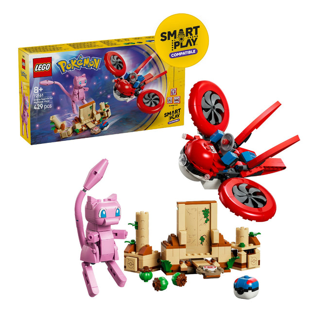Lego 72161 Pokemon Smart Play™: Drone Search For Mythical Mew Age: 8+