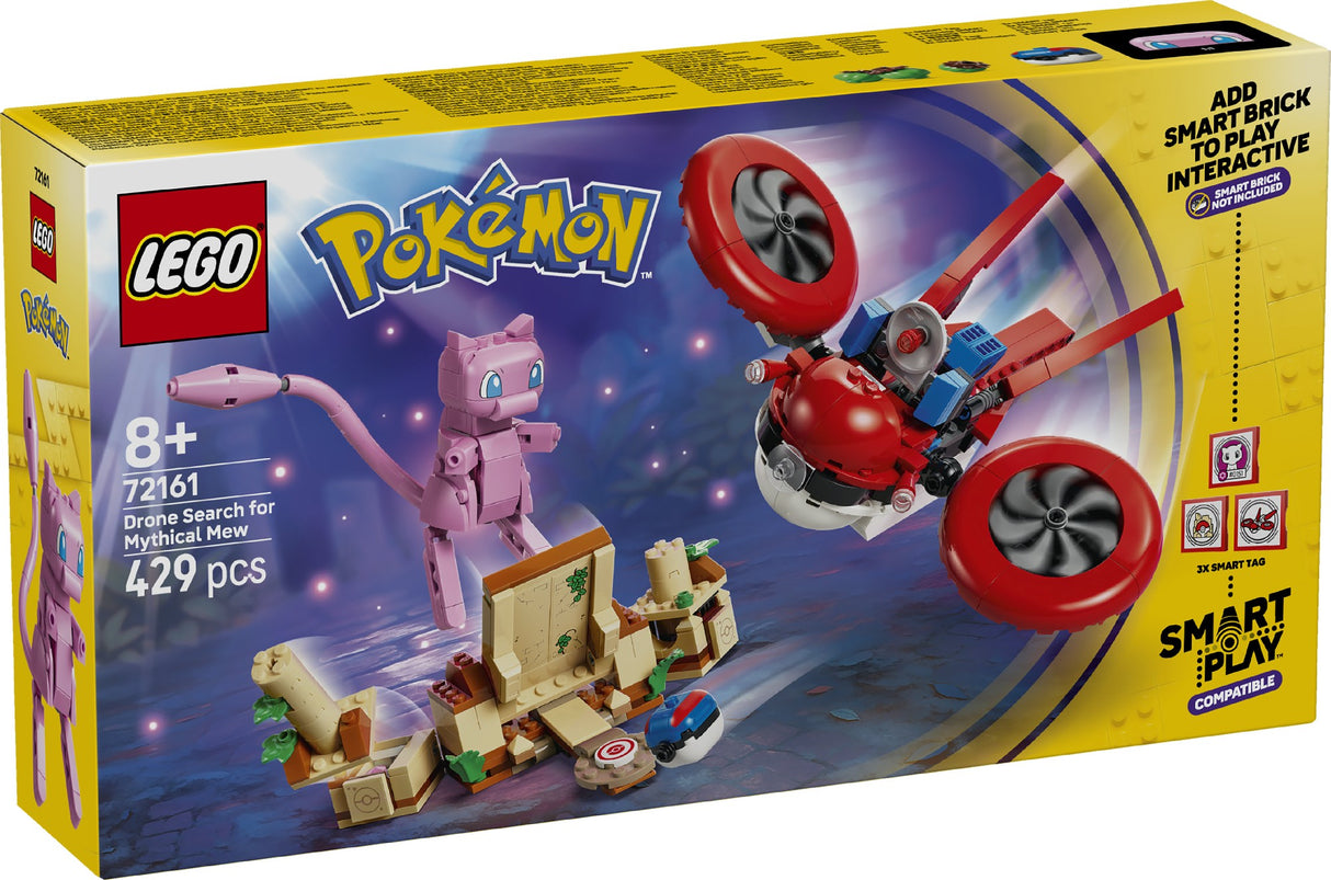 Lego 72161 Pokemon Smart Play™: Drone Search For Mythical Mew Age: 8+