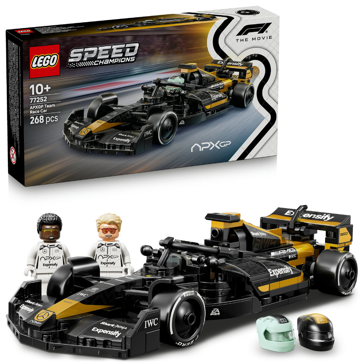 LEGO SPEED CHAMPIONS APXGP TEAM RACE CAR FROM F1® THE MOVIE 77252 AGE: 10+