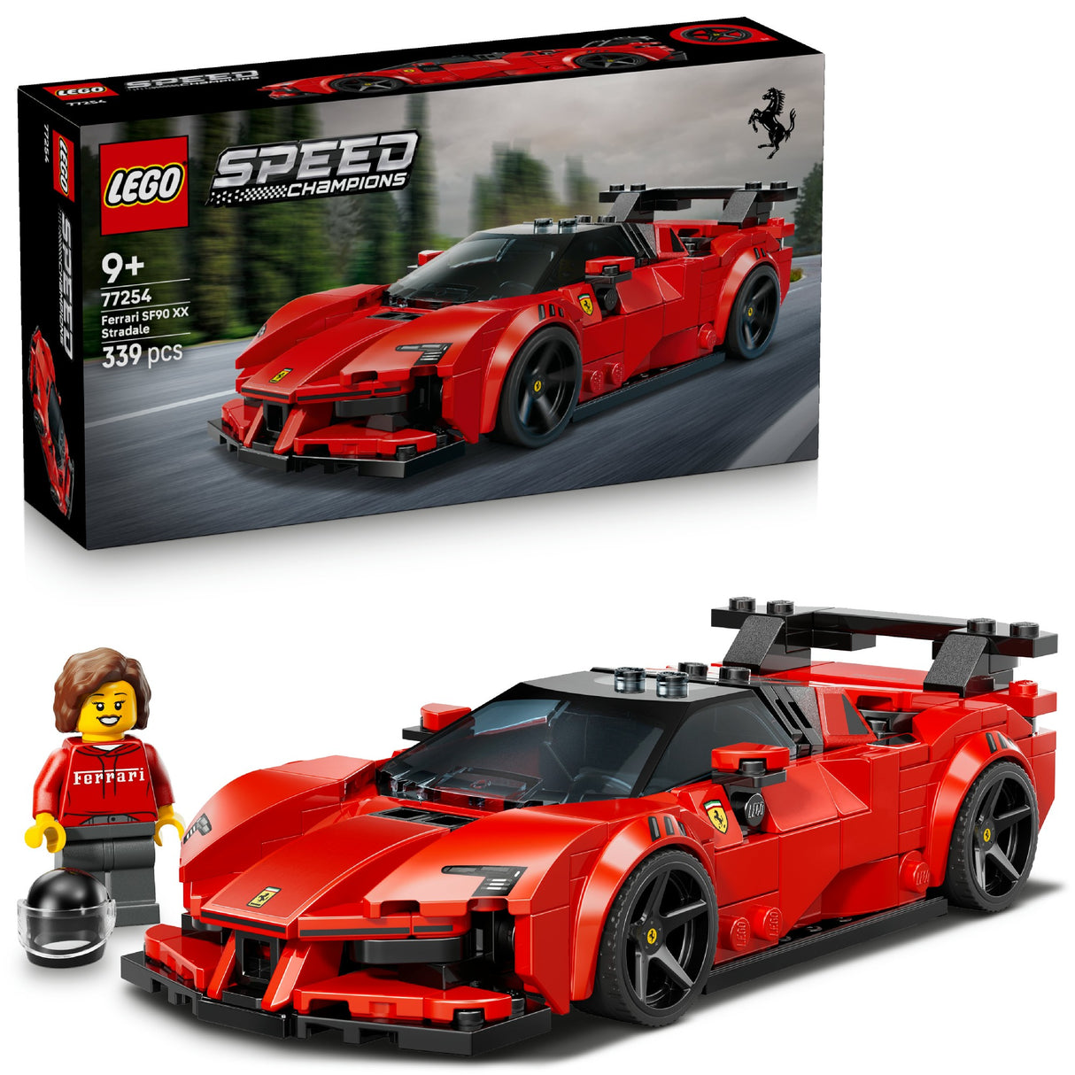 LEGO SPEED CHAMPIONS FERRARI SF90 XX STRADALE SPORTS CAR 77254 AGE: 9+
