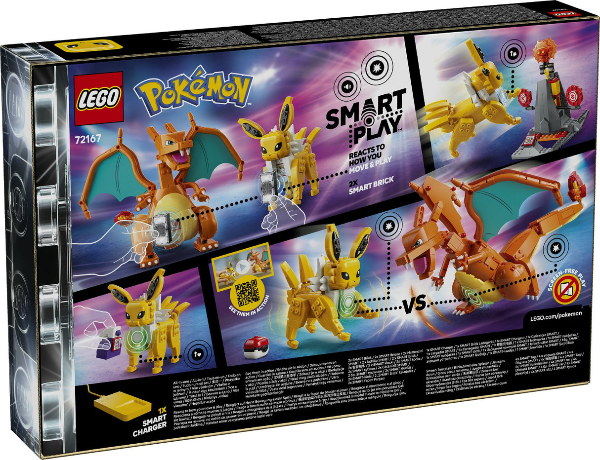 Lego 72167 Pokemon Smart Play™: Charizard Vs. Jolteon Ultimate Battle Age: 8+
