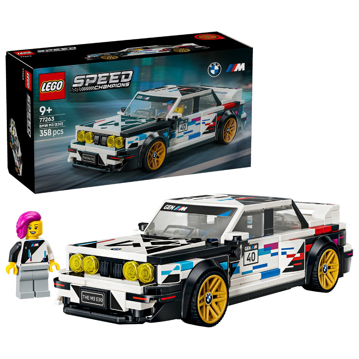 LEGO 77263 SPEED CHAMPIONS BMW M3 (E30) AGE: 9+