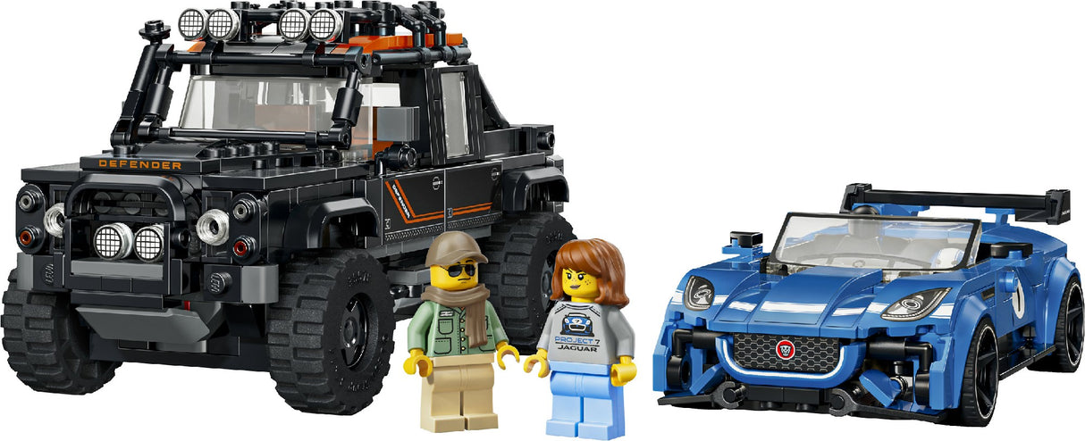 Lego 77264 Speed Champions Jaguar Project 7 & Land Rover Defender Age: 10+