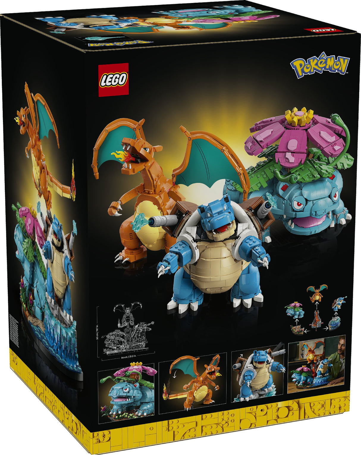 LEGO® Pokémon™ Venusaur, Charizard and Blastoise Set 72153 AGE: 18+