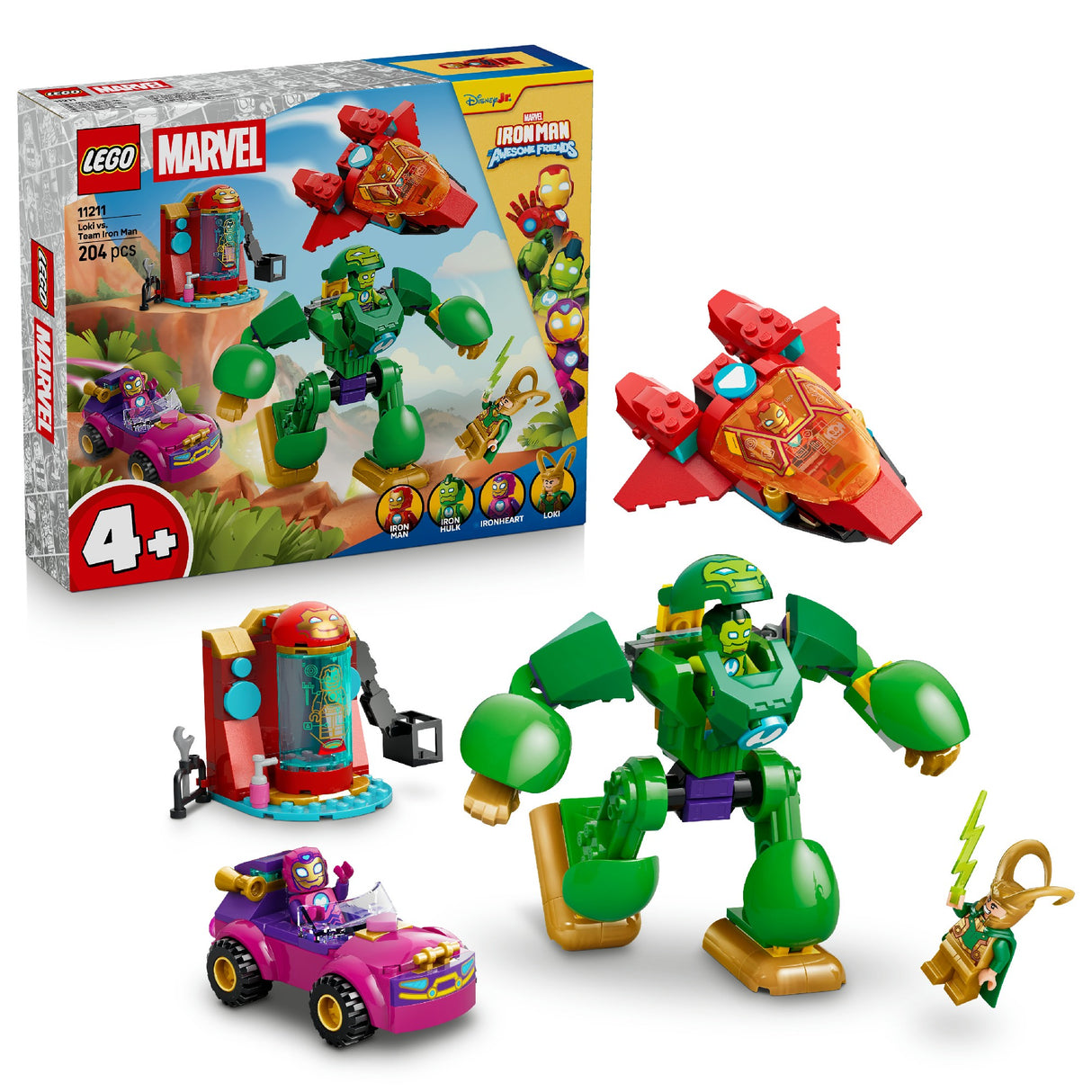 LEGO 11211 LOKI VS. TEAM IRON MAN AGE: 4+