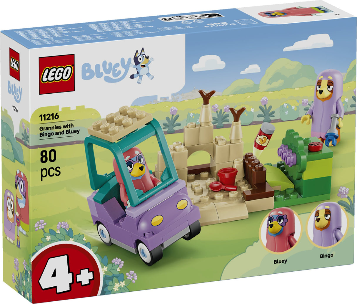 LEGO 11216 BLUEY GRANNIES WITH BINGO AND BLUEY AGE: 4+