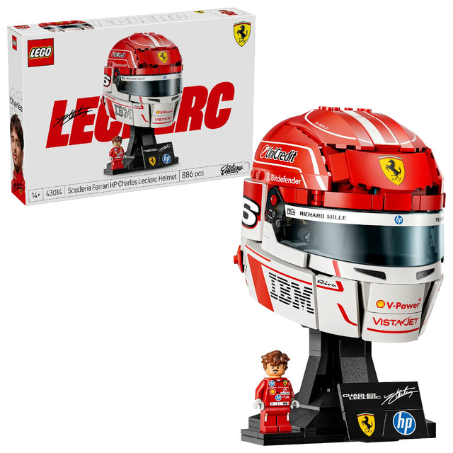 Lego Editions Vehicles Scuderia Ferrari Hp Charles Leclerc Helmet 43014 Age: 14+