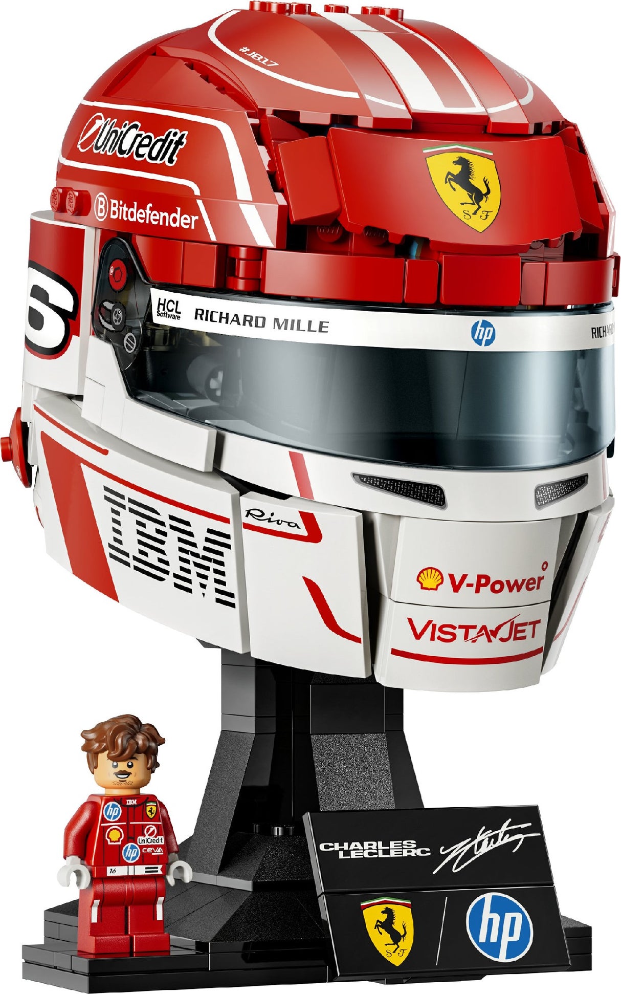 Lego Editions Vehicles Scuderia Ferrari Hp Charles Leclerc Helmet 43014 Age: 14+
