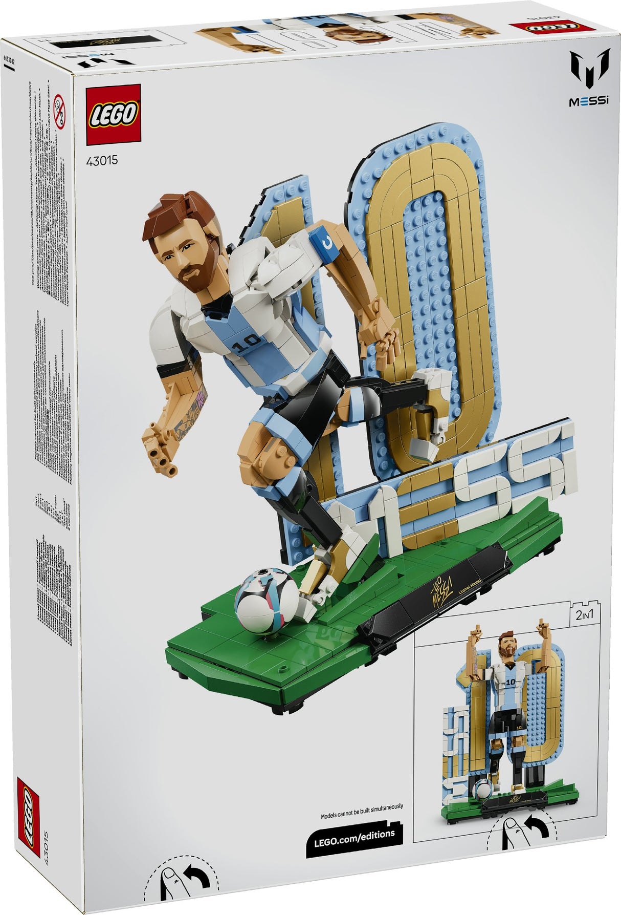 Lego Editions Sports Lionel Messi – Football Legend 43015 Age: 12+