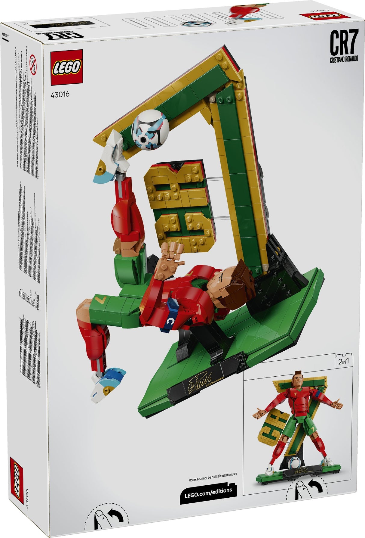 Lego Editions Sports Cristiano Ronaldo – Football Legend 43016 Age: 12+