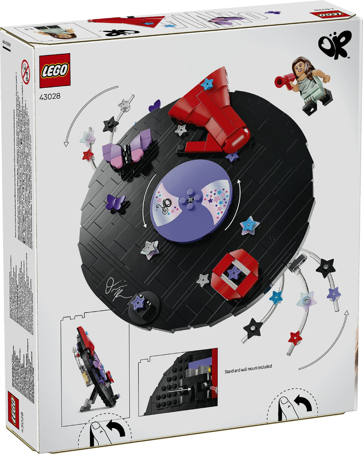 LEGO 43028 EDITIONS MUSIC OLIVIA RODRIGO'S VINYL AGE: 10+