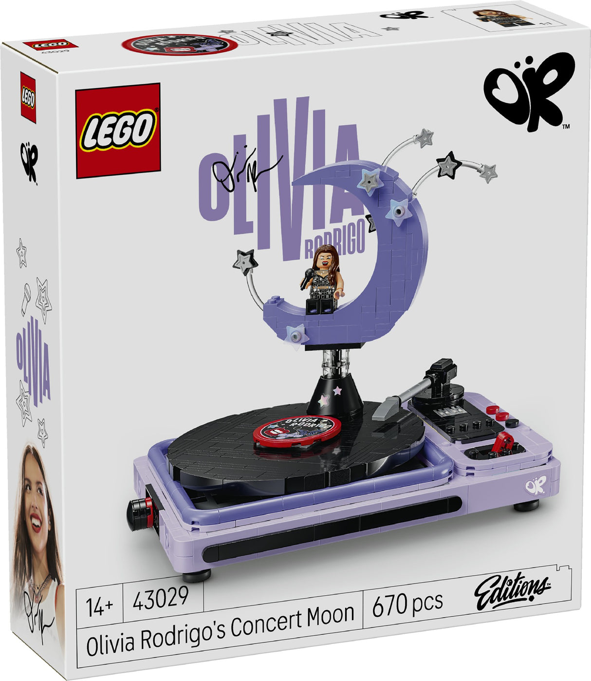 LEGO 43029 EDITIONS MUSIC OLIVIA RODRIGO'S CONCERT MOON AGE: 14+