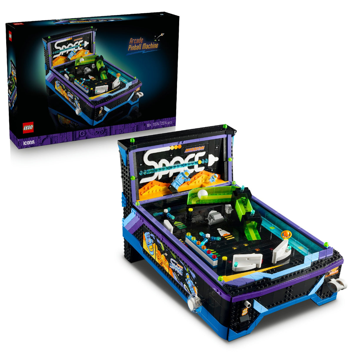 LEGO 11374 ICONS ARCADE PINBALL MACHINE